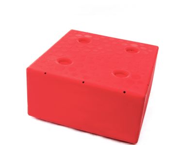CUBOTTO IMPILABILE IN PLASTICA ESTREMAMENTE VERSATILE