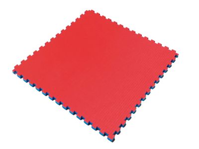 TATAMI JUDO GIOCANDO  1m x 1 m x 3 cm CON UN LATO LISCIO, COMPLETO DI BORDI